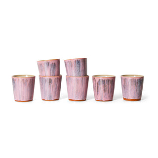 70s ceramics: Coffe Mug, Rhubarb