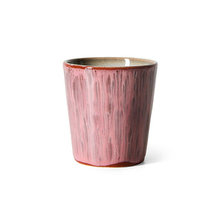 70s ceramics: Coffe Mug, Rhubarb