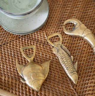 Brass bottle opener - Fish