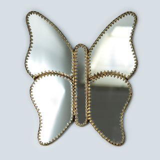 Mässingsspegel Fjäril
