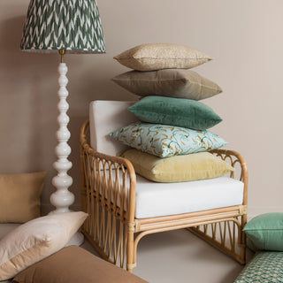Lamskärm Ikat 50cm - Grön