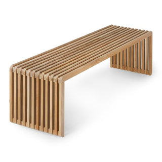 slatted bench teak L