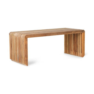 slatted bench/element teak