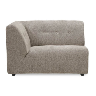 vint couch: element left 1,5-seat, sneak, beige