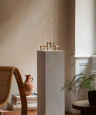 STOFF Nagel Ljusstake (Set om 3) Solid Mässing