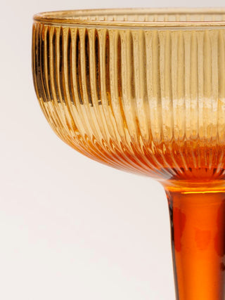 Cocktail glass Bicolor Orange