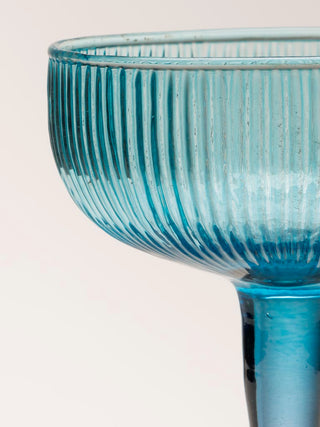 Cocktailglas Bicolor Blått