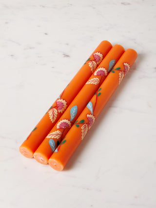 Ljus Orphée Orange (Set om 3)