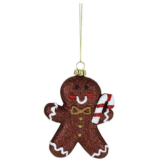 Julgranskula Pepparkaksgubbe Mörkbrun