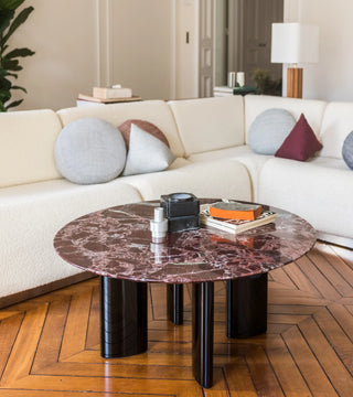 Coffee table Carlotta, Pink Marble