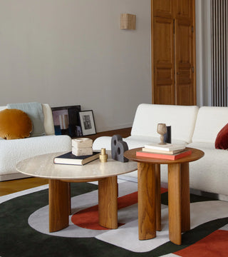 Coffee table Carlotta, Pink Marble
