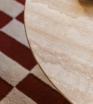 Coffee table Carlotta, Pink Marble