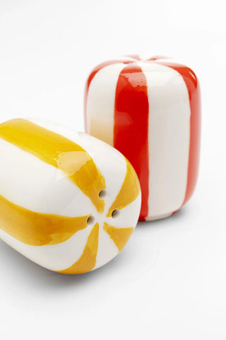 Salt & Pepper Shakers Cocina Stripes (Set of 2) 