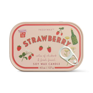 Doftljus Bistro Strawberry Printed Tin - Strawberry
