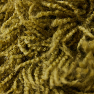 Kudde Fluffy Oliv 50x50