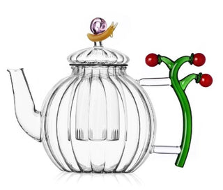 Vegetables teapot optic tomatoes and