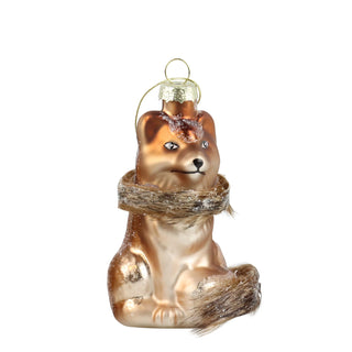 Christmas Tree Ornament Forest Joy Wolf