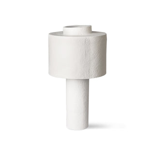 gesso table lamp matt white