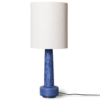 Lampfot Retro stoneware, blue