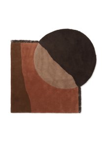 View Tufted Rug - Red Brown, Ferm Living