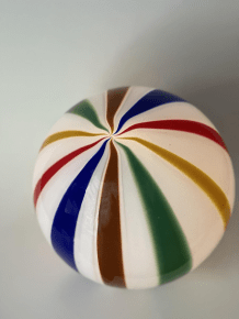  Murano Sphere Small Multi/Stripe