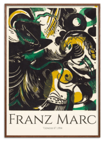 Posterpaket Franz Marc "Genesis ll"