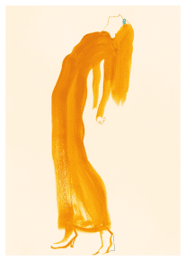 The Saffron Dress - 50x70